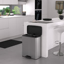 Curver Tretmülleimer Deco Rechteckig 65L N