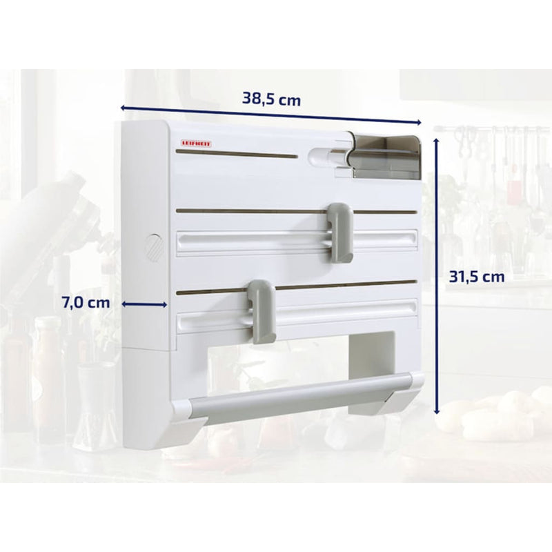 Leifheit Wand-Rollenhalter Parat Plus Weiß 25723