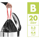 Hailo Schrank-Mülleimer Compact-Box 15 L Größe M Edelstahl 3555-101