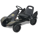 Pedal Go-Kart Mit Verstellbarem Sitz Schwarz
