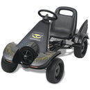 Pedal Go-Kart Mit Verstellbarem Sitz Schwarz