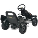 Pedal Go-Kart Mit Verstellbarem Sitz Schwarz