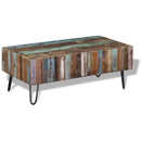 Couchtisch Altholz Massiv 100X50X38 Cm
