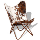 Butterfly-Sessel Echtes Kuhfell