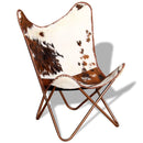 Butterfly-Sessel Echtes Kuhfell