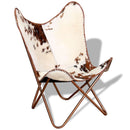 Butterfly-Sessel Echtes Kuhfell