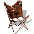 Butterfly-Sessel Echtes Kuhfell