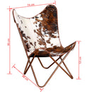 Butterfly-Sessel Echtes Kuhfell