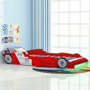 Kinderbett Mit Led Im Rennwagen-Design 90 X 200 Cm