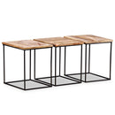 Couchtisch Massivholz Mango 56X48X40 Cm