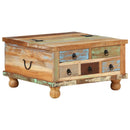 Couchtisch Altholz 70X70X38 Cm