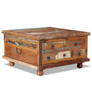 Couchtisch Altholz 70X70X38 Cm