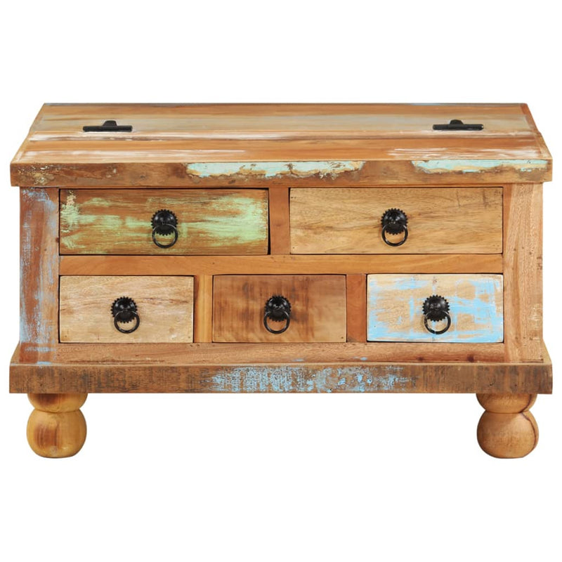 Couchtisch Altholz 70X70X38 Cm