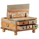 Couchtisch Altholz 70X70X38 Cm