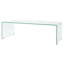 Couchtisch Hartglas 98X45X30 Cm Transparent