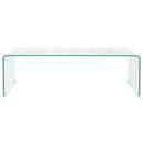 Couchtisch Hartglas 98X45X30 Cm Transparent