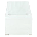 Couchtisch Hartglas 98X45X30 Cm Transparent