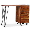 Schreibtisch Mit 1 Schublade Und 1 Schrank Massivholz