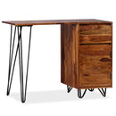 Schreibtisch Mit 1 Schublade Und 1 Schrank Massivholz