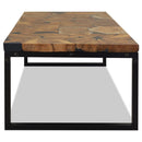 Couchtisch Teak Harz 110X60X40 Cm