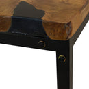 Couchtisch Teak Harz 110X60X40 Cm