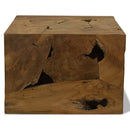 Couchtisch 50X50X35 Cm Teakholz Braun