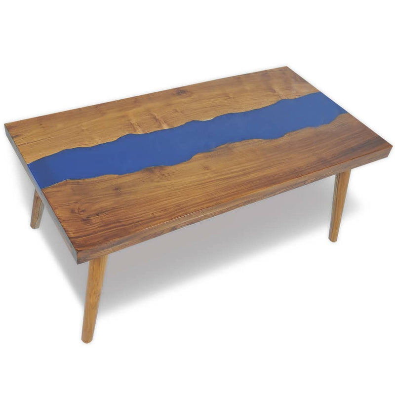 Couchtisch Teak Harz 100x50x40 cm