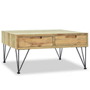 Couchtisch 80X80X40 Cm Massivholz Teak