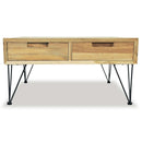 Couchtisch 80X80X40 Cm Massivholz Teak