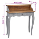 Schreibtisch Massives Mahagoniholz 80X40X92 Cm