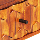 Schreibtisch Massivholz 118 X 50 X 76 Cm Schwarz