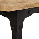 Schreibtisch Mit Klapphocker Mangoholz Massiv 115X50X76 Cm