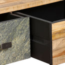Couchtisch Recyceltes Massivholz Teak 90X65X40 Cm