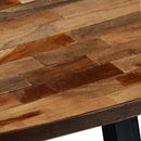Couchtisch Recyceltes Massivholz Teak Oval 120X60X30 Cm