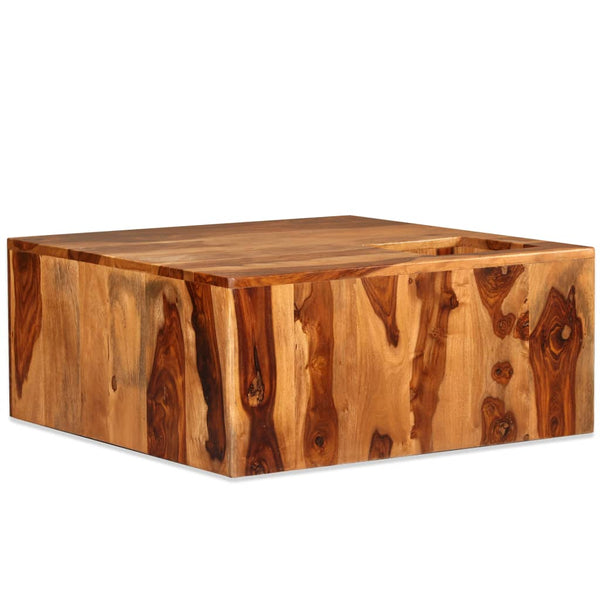 Couchtisch Massivholz Palisander 70x70x30 cm