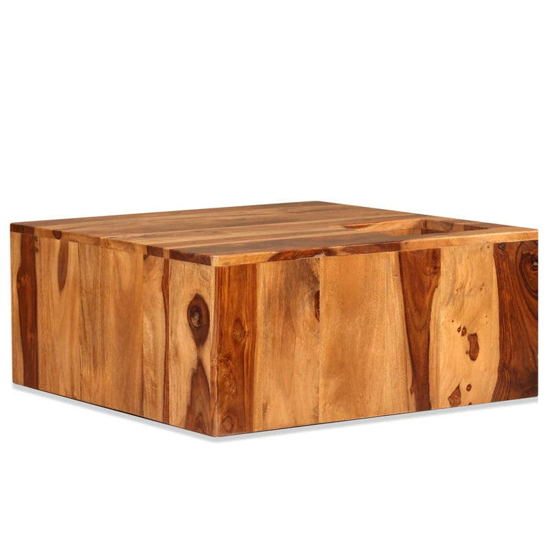 Couchtisch Massivholz Palisander 70x70x30 cm