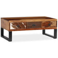 Couchtisch Massivholz Palisander 90X50X35 Cm