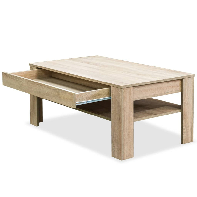 Couchtisch Holzwerkstoff 110x65x48 cm Eiche