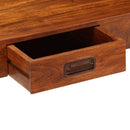 Schreibtisch Massivholz Mit Honigfarbenem Finish 110X50X76 Cm