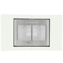 Insel-Dunstabzugshaube 90 Cm Edelstahl 756 M³/H Led