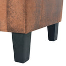 Sofa Wildleder-Optik Braun