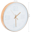 Wanduhr Kupferoptik 30 Cm