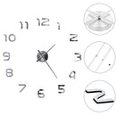 3D-Wanduhr Modernes Design 100 Cm Xxl N