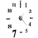 3D-Wanduhr Modernes Design 100 Cm Xxl