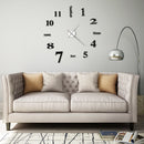 3D-Wanduhr Modernes Design 100 Cm Xxl