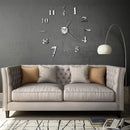 3D-Wanduhr Modernes Design 100 Cm Xxl