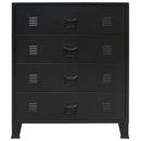 Schubladenschrank Metall Industrie-Stil 78 X 40 X 93 Cm