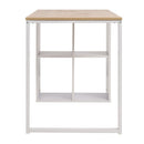 Schreibtisch 120×60×75 Cm Eichenbraun Und Weiß