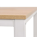 Schreibtisch 120×60×75 Cm Eichenbraun Und Weiß