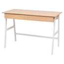 Schreibtisch 110X55X75 Cm Eichenbraun Und Weiß
